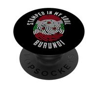 Stamped in My Soul Burundi Flag Design Burundian Pride PopSockets Adhesive PopGrip