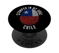 Stamped in My Soul Chile Flag Design Chilean Pride PopSockets Adhesive PopGrip