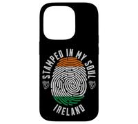 Stamped in My Soul Ireland Flag Emerald Isle Irish Pride Case for iPhone 14 Pro