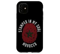 Stamped in My Soul Morocco Flag Design Moroccan Pride Case for iPhone 11