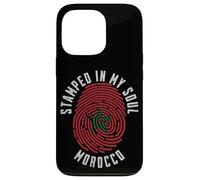 Stamped in My Soul Morocco Flag Design Moroccan Pride Case for iPhone 13 Pro