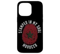 Stamped in My Soul Morocco Flag Design Moroccan Pride Case for iPhone 14 Pro Max