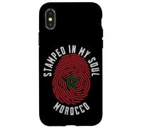 Stamped in My Soul Morocco Flag Design Moroccan Pride Case for iPhone X/XS
