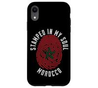 Stamped in My Soul Morocco Flag Design Moroccan Pride Case for iPhone XR