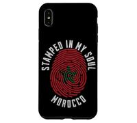 Stamped in My Soul Morocco Flag Design Moroccan Pride Case for iPhone XS Max