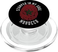Stamped in My Soul Morocco Flag Design Moroccan Pride PopSockets PopGrip for MagSafe