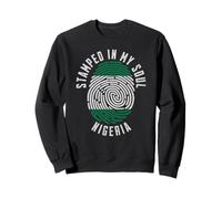 Stamped in My Soul Nigeria Flag Naija Design Nigerian Pride Sweatshirt