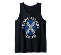 Stamped in My Soul Scotland Flag Design Scottish Pride Tank Top