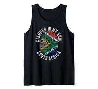 Stamped in My Soul South Africa Flag South African Pride Tank Top