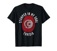 Stamped in My Soul Tunisia Flag Design Tunisian Pride T-Shirt