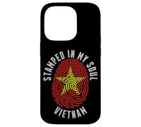 Stamped in My Soul Vietnam Flag Design Vietnamese Pride Case for iPhone 14 Pro