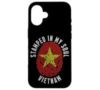 Stamped in My Soul Vietnam Flag Design Vietnamese Pride Case for iPhone 16