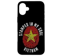 Stamped in My Soul Vietnam Flag Design Vietnamese Pride Case for iPhone 16 Plus