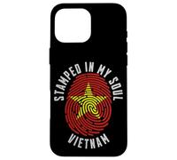 Stamped in My Soul Vietnam Flag Design Vietnamese Pride Case for iPhone 16 Pro Max
