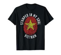 Stamped in My Soul Vietnam Flag Design Vietnamese Pride T-Shirt