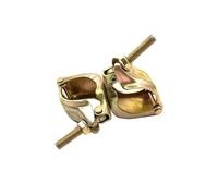 Stamped Scaffolding (Cross), Swivel Coupling Scaffolding, 360° Scaffolding Clamps with Collar Nut, for Attaching Scaffolding Anchor Rod, Drop Forged Double Coupler