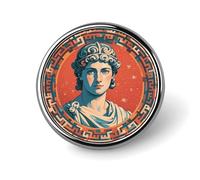 Stamped with Ancient Rome Backpack Pin Cute Brooch Decoration Brooches for Women Mens Lapel Pins for Suits Fashion Button Badges for Hat Backpacks Purses Jackets Shirt Suit Lapels-Circular