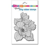 Stampendous Cling Pink Magnolia