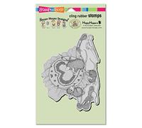 Stampendous Cling Rubber Stamp Cross Stitch Heart