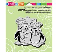 Stampendous Cling Stamp 3.5 x 4-inch, Bundle Penguins