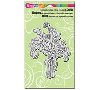 Stampendous Cling Stamp, Sweet Pea Bouquet