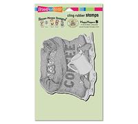 STAMPENDOUS House Mouse Cling Coffee BRK, Brown, One Size