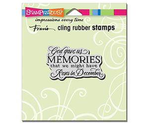 Stampendous Memories Cling Rubber Stamp, 1.75 X 2.5 X 0.5