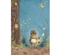 Stamperia A4 Rice Paper for Decoupage -Hidden Grove - Mr Frog