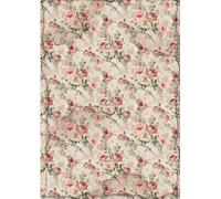Stamperia A4 Rice Paper for Decoupage - House of Roses - Fabric