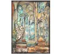 Stamperia A4 Rice Paper Sir Vagabond in Fantasy World Dragon