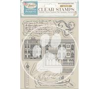 Stamperia - Acrylic Stamp for Scrapbooking, Albums, Card Making, Bullet Journalling and More, Transparent, Long Lasting, Easy to Clean, Perfect for Crafts and Gifting (Venice, City of Art - Elements)