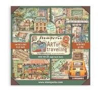 Stamperia - Art of Travelling 8" x 8" Maxi Pad - 22 Single Faced Sheets
