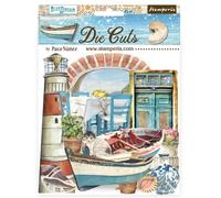 Stamperia Assorted Die Cuts Blue Dream, 0, 1 Bag