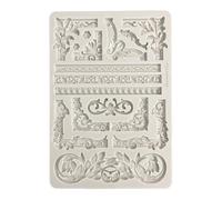 Stamperia - Big Silicone Mould A4 for Scrapbooking, Bullet Journals and More, Non-Stick Surface, Suitable for Air-Dry Clay, Resin and More, Perfect for Crafts and Gifting (Art Stories, Frames)