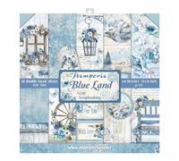 Stamperia Blue Land Paper Pad 30x30