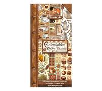Stamperia Collectables 10 Sheets 15 x 30.5 cm (6 x 12) Coffee and Chocolate, Multicolour, 30.5 x 30.5