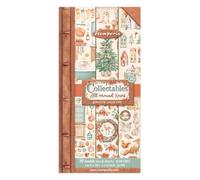 Stamperia Collectables 10 Sheets 15x 30.5cm (6x12) All Around Christmas