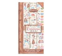 Stamperia Collectables 10 Sheets 15x30.5cm (6x12) Create Happiness Oh Lá, Multicolour, One Size