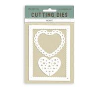 Stamperia - Cutting Dies for Scrapbooking, Albums, Cards, Bullet Journals, and More, Create Decorations with Natural Elements, Perfect for Crafts and Gifting (A6) (Venice, City of Art - Heart)