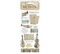 Stamperia DFLRB124 Rub-on, Assorted, One Size