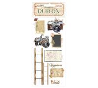 Stamperia DFLRB132 Rub-on, Assorted, 8.5" x 8.5" x 0.025"