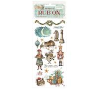 Stamperia DFLRB182 Stickers, Green, 10 cm x 21 cm