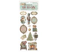 Stamperia DFLRB183 Stickers, Green, 10 cm x 21 cm