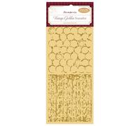 Stamperia DFLRGT03 Stickers, Golden, 10 cm x 21 cm