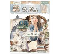 Stamperia - Die Cuts for Scrapbooks, Albums, Cards, Bullet Journals and More, Laser Cut Cardboard Shapes, Easy to Glue, Perfect for Hobbies, Crafts, and Gifting (Secret Diary) (Assorted)