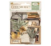 Stamperia Ephemera For Scrapbooking, Albums, Card Making, Bullet Journaling And More, Adhesive Paper Cut Outs, Easy To Apply, Perfect For Hobbies, Crafts, And Gifting (Golden Harmony) (35 Pieces)