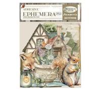 Stamperia - Ephemera for Scrapbooking, Albums, Card Making, Bullet Journalling and More, Adhesive Paper Cut Outs, Easy to Apply, Perfect for Hobbies, Crafts, and Gifting (Herbarium Silvae)