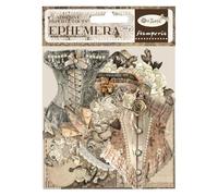 Stamperia - Ephemera for Scrapbooking, Albums, Card Making, Bullet Journalling and More, Adhesive Paper Cut Outs, Easy to Apply, Perfect for Hobbies, Crafts, and Gifting (Old Lace)