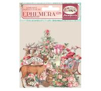 Stamperia Ephemera Pink Christmas