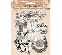 Stamperia International Acrylic Stamp-Romantic Horses, Various, 14 x 18 cm